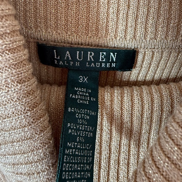 Lauren Ralph Lauren Metallic Knit Sweater - Picture 4 of 4
